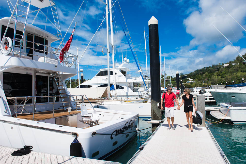 Commercial photo shoot for boats